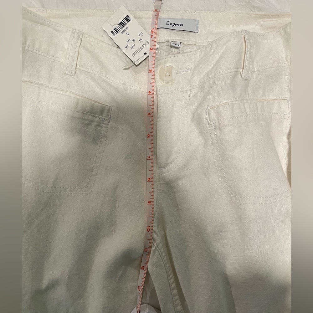 LAST CALL!!  NWT! Linen Wide Leg Pants - Picture 10 of 11